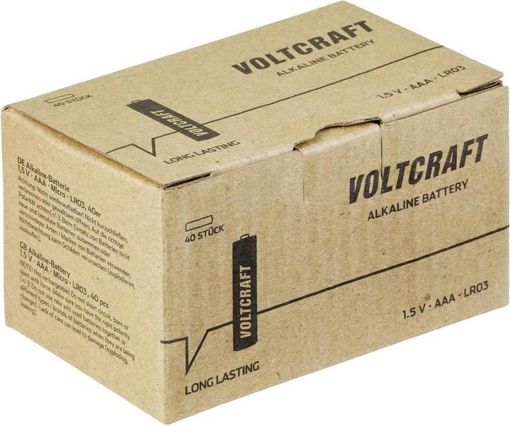 Produktbild Voltcraft Industrial (40 Stk., AAA, 1300 mAh)