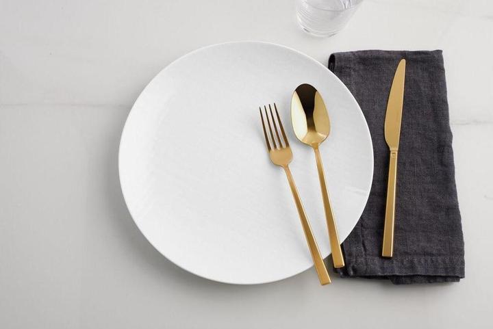 Immagine prodotto Sambonet Forchetta da torta Rock 6 pezzi, oro (6 pz., Forcone)