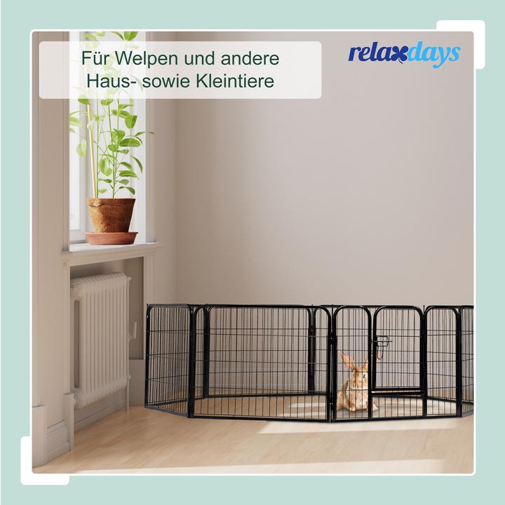 Immagine prodotto Relaxdays Recinzione per cuccioli con pavimento