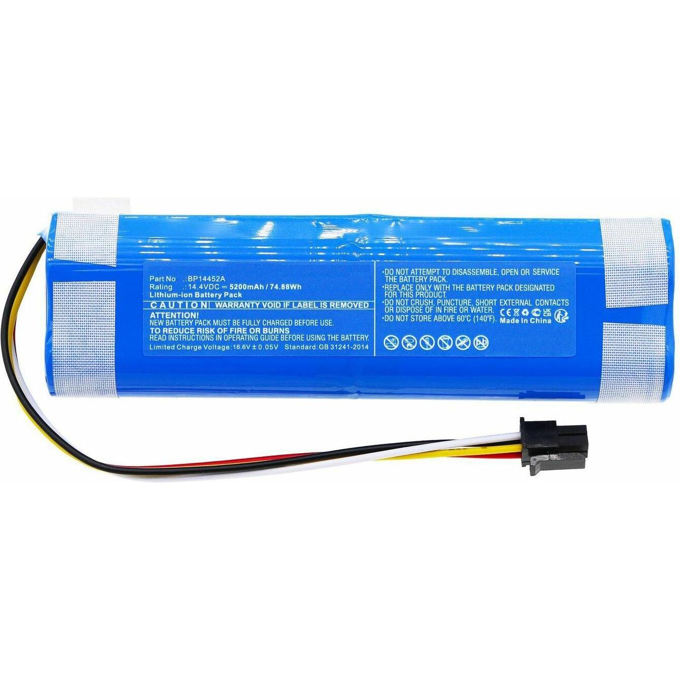CoreParts Battery for Midea, Eureka (5200 mAh), Notebook Akku