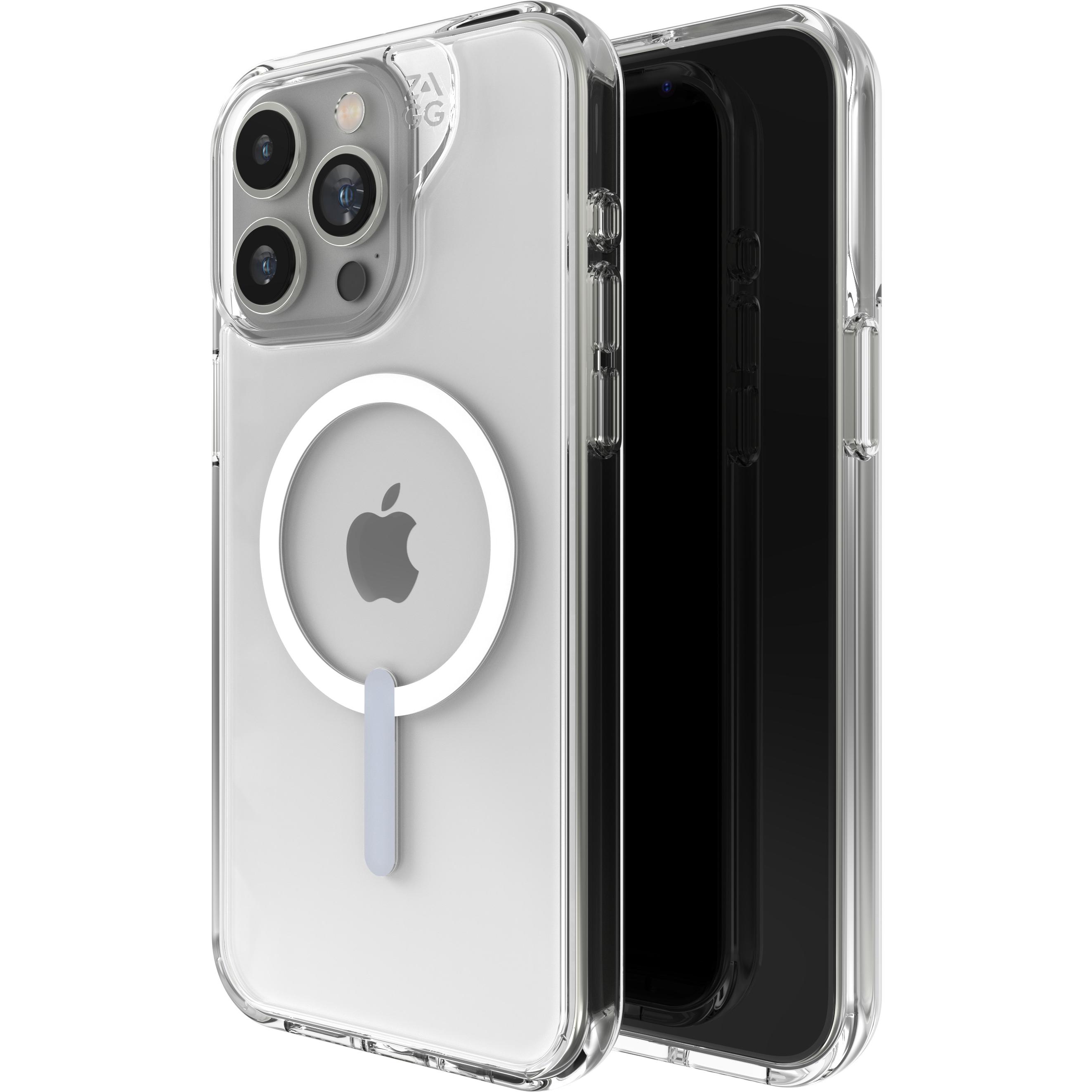 Zagg Cases Crystal Palace Snap (Apple iPhone 15 Pro Max), Smartphone Hülle, Transparent