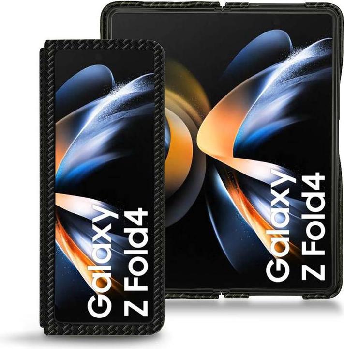 Actual product image Noreve Samsung Galaxy Z Fold4 leather cover (Samsung Galaxy Z Fold4)