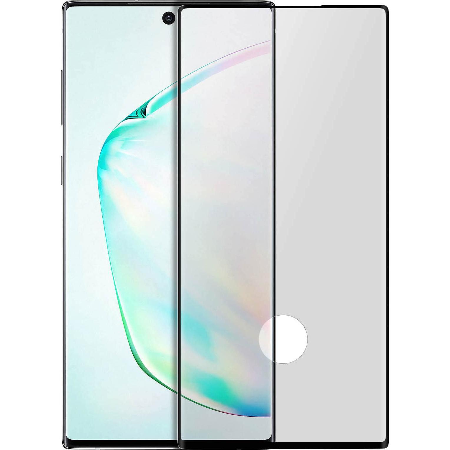 Avizar Displayschutzfolie, Case friendly Schutz (1 Stück, Samsung Galaxy Note 10+), Smartphone Schutzfolie, Schwarz