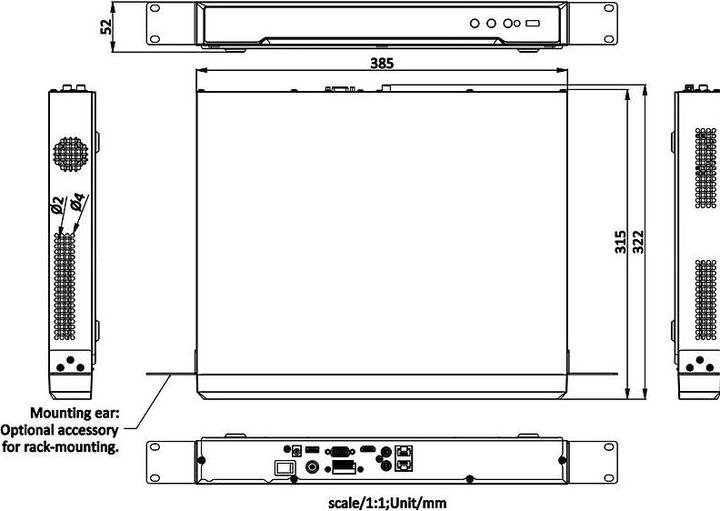 Actual product image Hikvision DS-7616NI-M2 NVR 16 Channel 8K (Network Video Recorder (NVR))
