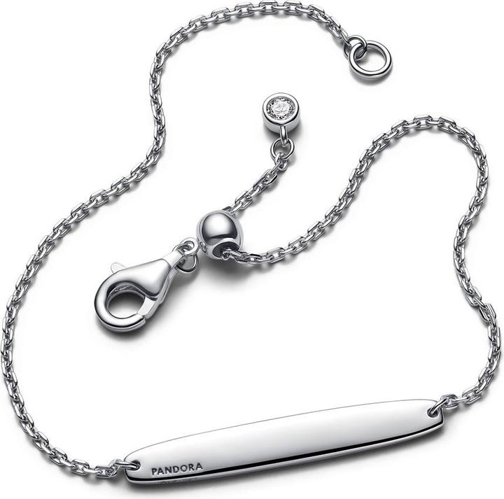 Immagine prodotto Pandora Engravable Bar Chain Bracelet (16 cm, Argento 925)