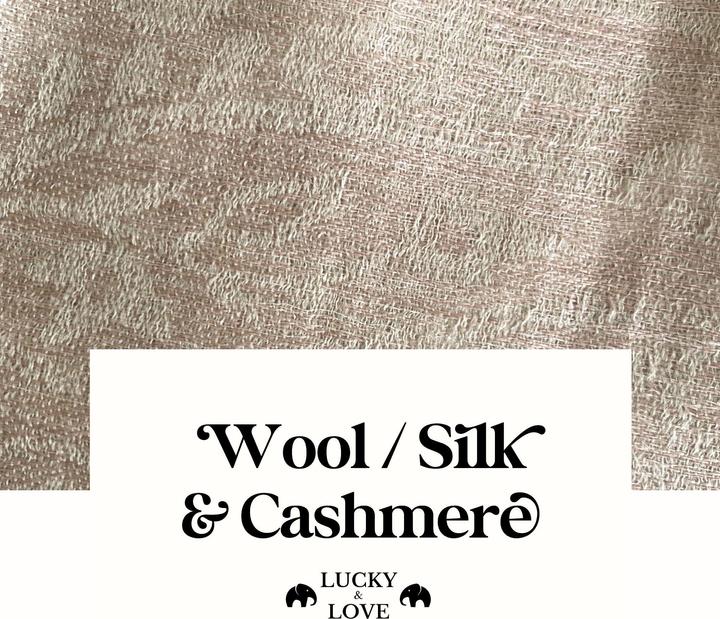 Image du produit Lucky & Love Écharpe en cachemire et laine de soie "Safiya