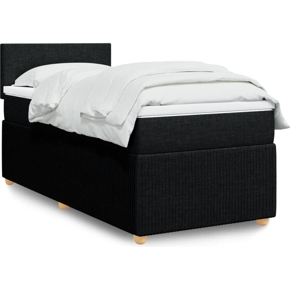 VidaXL, Bett, Bo x springbett mit Matratze 200 x 200 cm Stoff (200 x 200 cm)