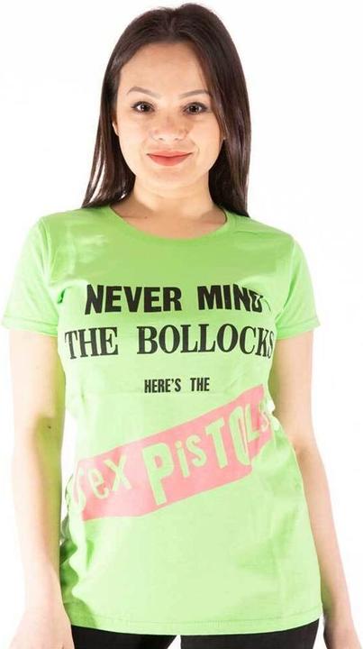 Immagine prodotto Sex Pistols Maglietta da donna/donna Never Mind The Bollocks Original Album in cotone (XS)