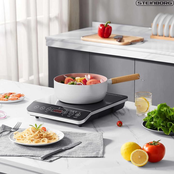 Actual product image Steinborg Induktionskochplatte mit Touch Bedienfeld