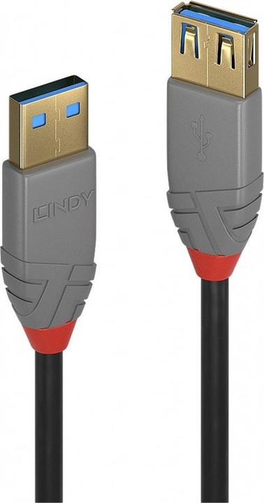Image du produit Lindy USB/A-USB/A M-F (3 m, USB 3.2 Gen 1)