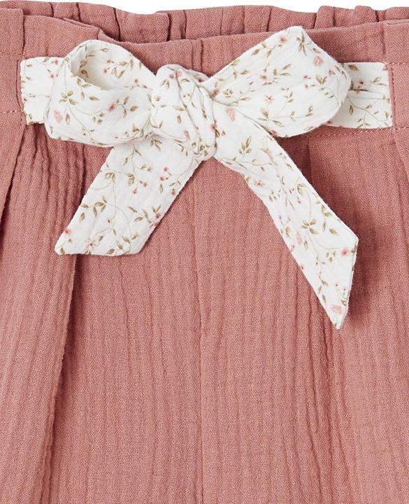 Produktbild Vertbaudet Mädchen Paperbag-Shorts aus Baumwoll-Musselin