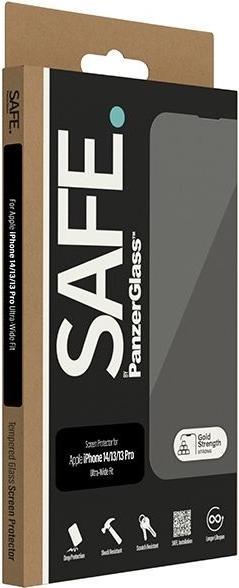 Actual product image PanzerGlass Safe. (1 Piece, Apple iPhone 14, Apple iPhone 13)