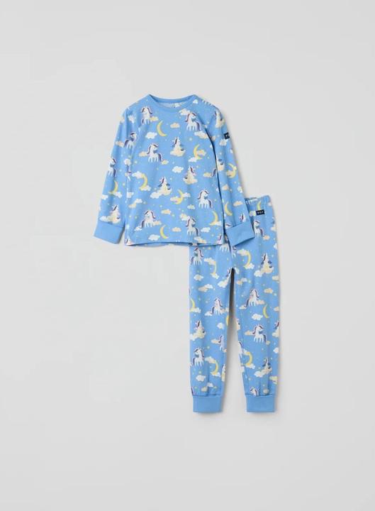 Produktbild PO.P Kinder-Pyjama Einhornmotiv 2-Teiler (122, 128)