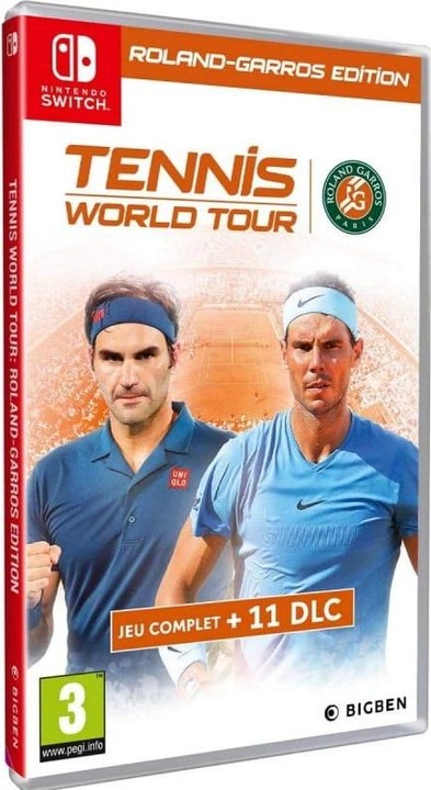 Image du produit Bigben Tennis World Tour (Roland Garros Edition) (FR/GER/Multi in Game) (Switch, Switch Lite, Switch OLED, Multilingue)