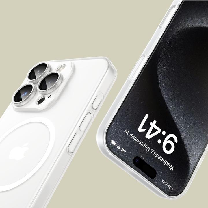 Produktbild Tech-Protect MagSlim MagSafe Case for iPhone 16 Pro Max - White (Apple iPhone 16 Pro Max)