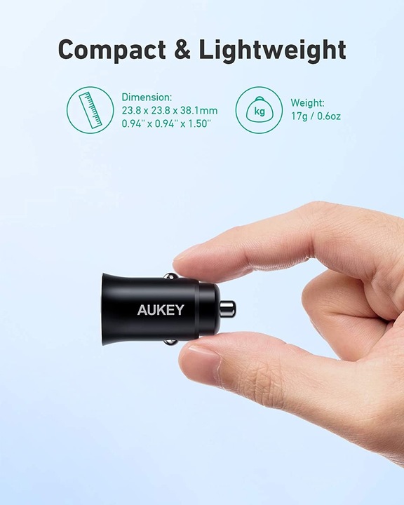 Image du produit Aukey Enduro DUO 24W Car Charger