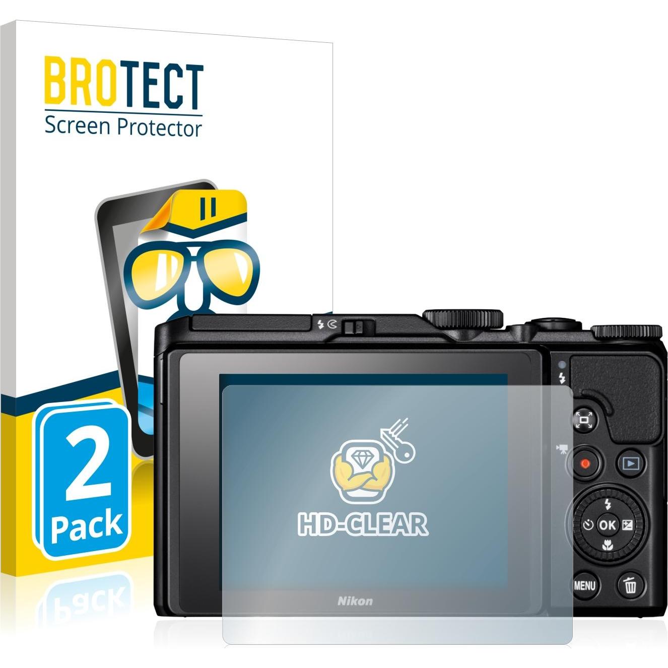 BROTECT Schutzfolie Displayschutz Klar (Displayschutz, Coolpix A900), Kameraschutz, Transparent