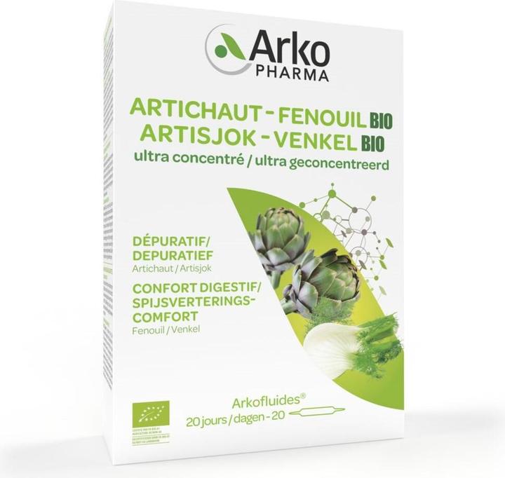Produktbild Arkopharma Bio Artischocke-Fenchel (40 Stück, Ampulle, 371 g)