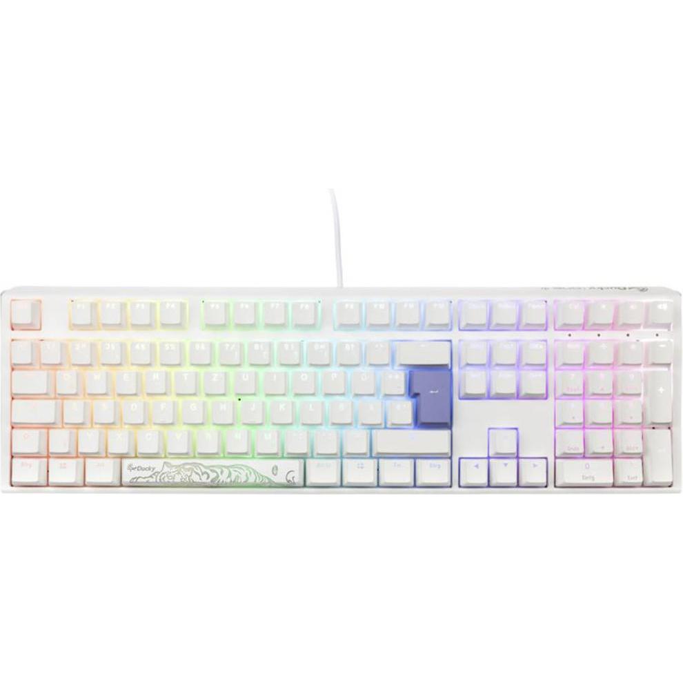 Ducky One 3 Classic (DE, Kabelgebunden), Tastatur, Weiss