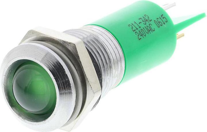 Produktbild RS PRO Glimmlampe 230VAC grün