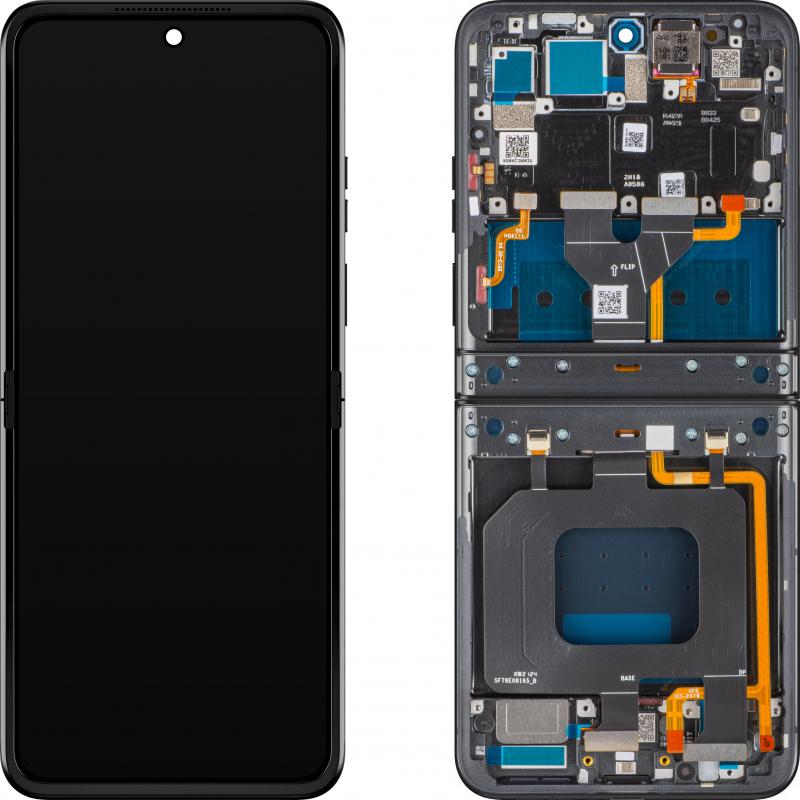 Motorola Display Unit f?r Razr 2024 / Razr 50, Sub Inner, Koala Grey (Steel Wool), Accessori per walkie-talkie