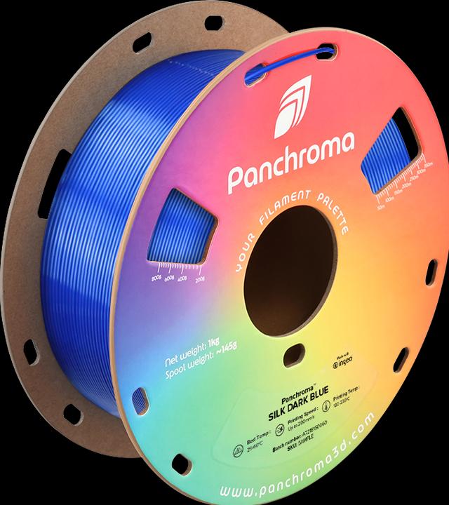 Produktbild Polymaker Panchroma™ PLA Silk (PLA, 1.75 mm, 1000 g, Blau)