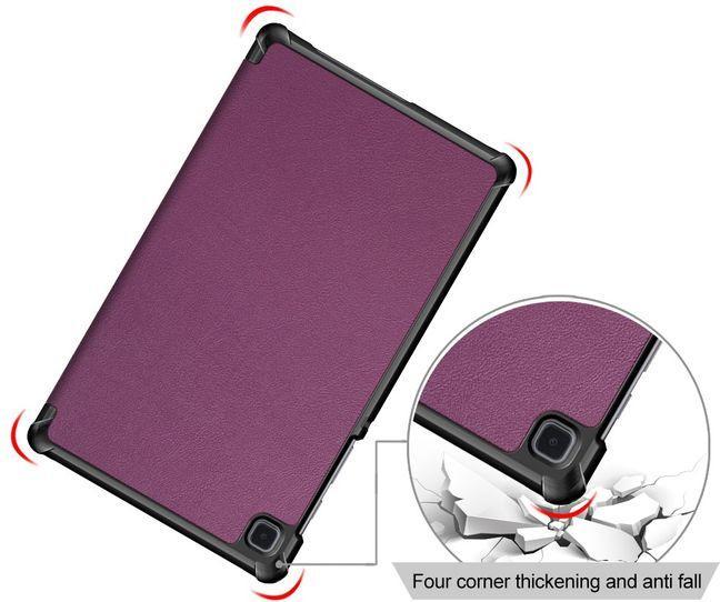 Actual product image MU Classic Triple foldable leather cover (Galaxy Tab A7 Lite 8.7)