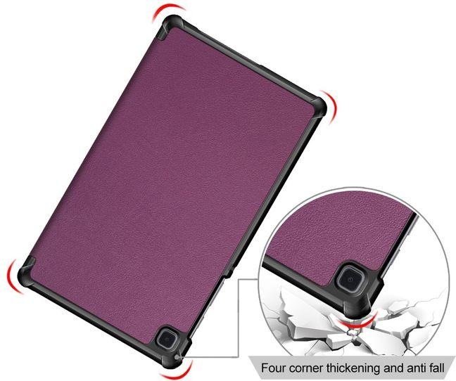 Actual product image MU Classic Triple foldable leather cover (Galaxy Tab A7 Lite 8.7)