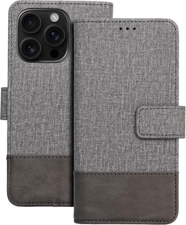 Immagine prodotto OEM Book case GOMMA Book for IPHONE 16 gray (Apple iPhone 16)
