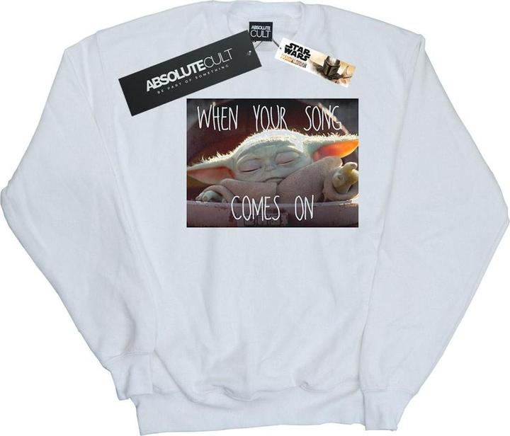 Produktbild Star Wars The Mandalorian The Child Song Meme Sweatshirt (L)