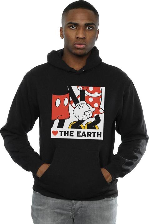 Image du produit Disney - Sweat à capuche MICKEY MOUSE HEART THE EARTH - Homme (3XL)