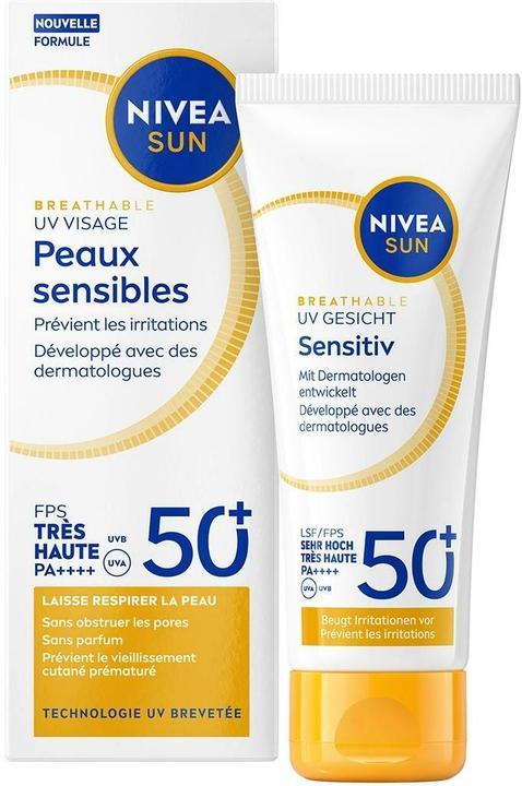 Actual product image NIVEA UV Face Shine Control (SPF 50+, 40 ml)