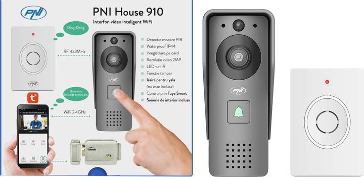 Produktbild PNI Türklingel Video Gegensprechanlage House 910 WiFi