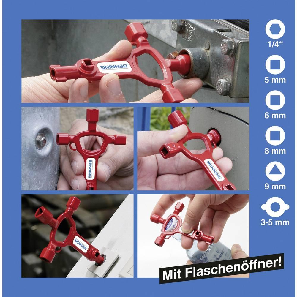 Thumbnail - Benning Universal-Schaltschrankschlüssel MULTI-Key, Messtechnik