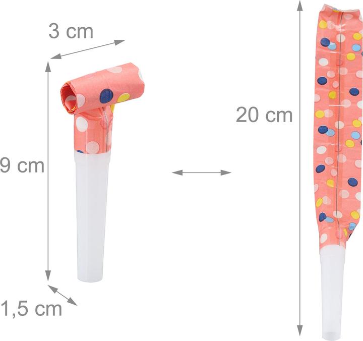 Immagine prodotto Relaxdays 200x trombette-feste (200 pz.)