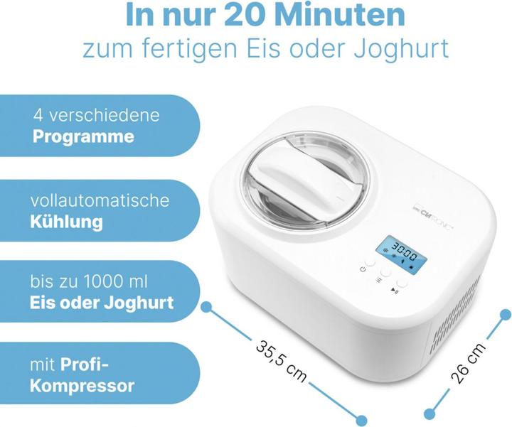 Actual product image Clatronic ICM 3799 Eismaschine
