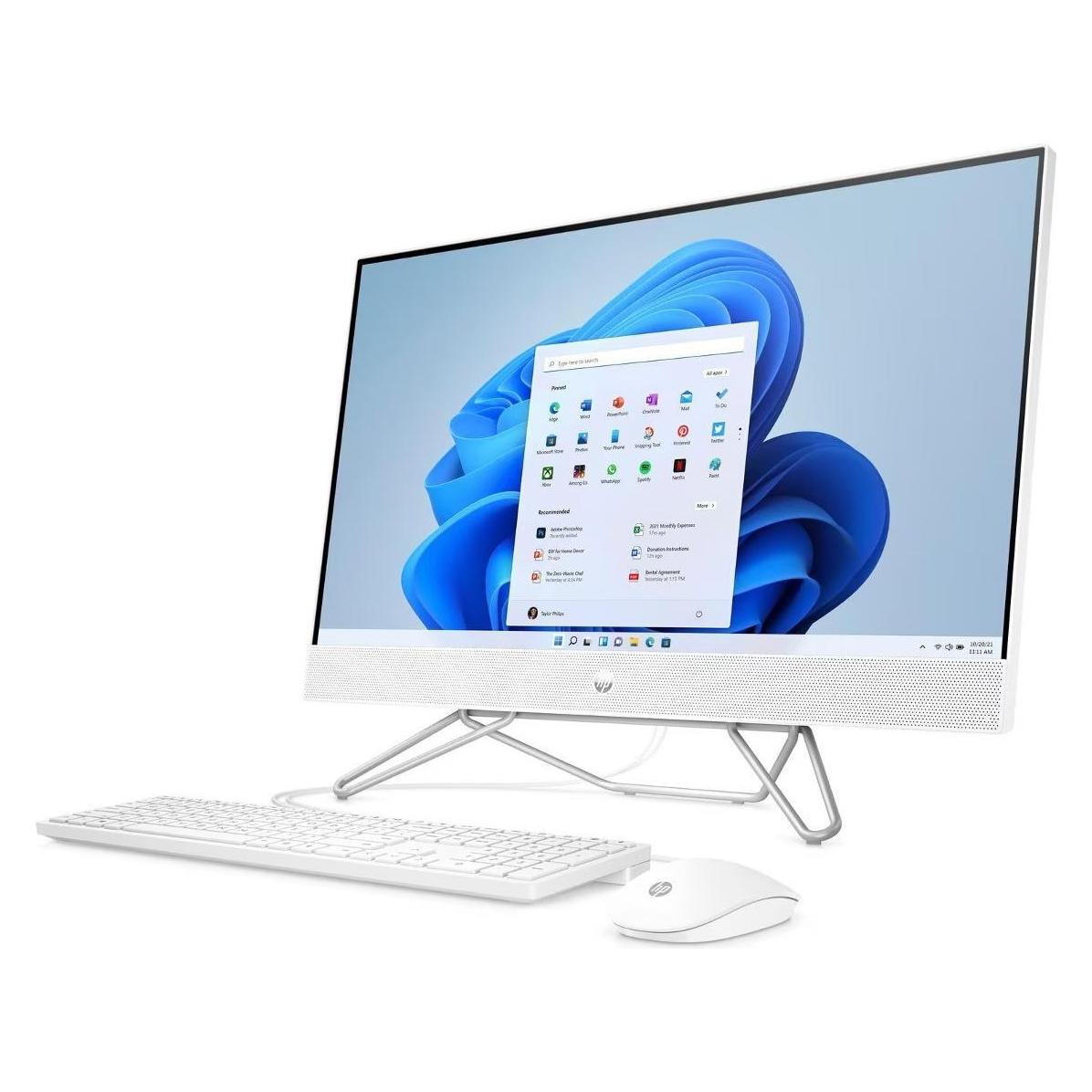 HP AIO 24-cb1009ny i5-1235U 23 8 FHD 8GB DDR4 3200 SSD512 Intel Iris Xe Graphics NoOS (512 GB, 8 GB)