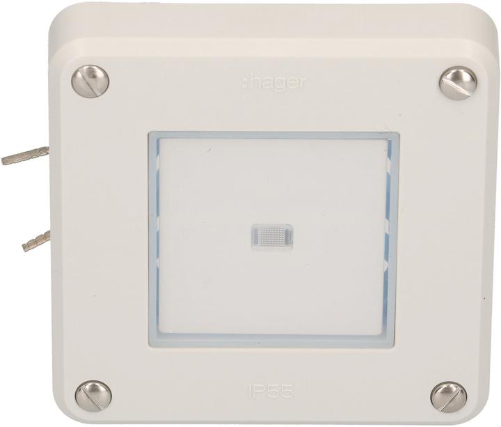 Immagine prodotto Hager Robusto Druckschalter Schema 3 beleuchtet IP55