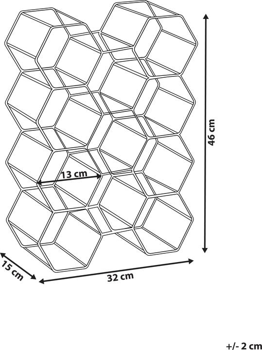 Immagine prodotto Beliani Tralee (12 bombole, 32 x 15 x 46 cm)