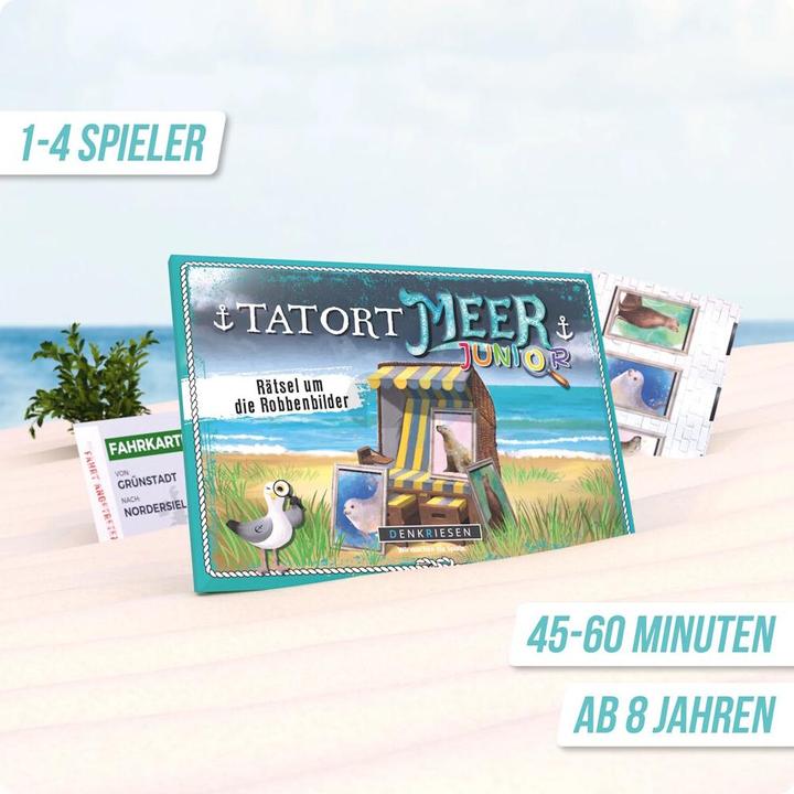 Actual product image Denkriesen Tatort Meer Junior - Mystery about the seal pictures (d) (German)