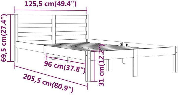 Produktbild vidaXL Kordula (120 x 200 cm)