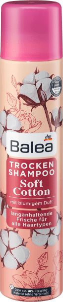 Produktbild dm Balea Soft Cotton (200 ml, Trockenshampoo)