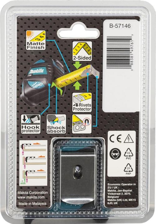 Actual product image Makita B-57146 Measuring tape 5.5M (5.50 m)