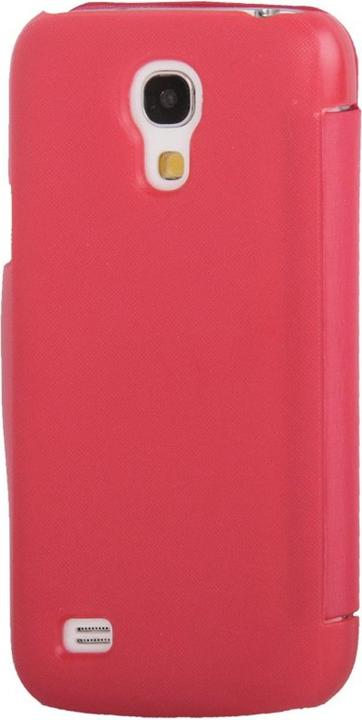 Actual product image König Design Mobile phone cover case for Samsung Galaxy S4 mini i9190 red brushed (Samsung Galaxy S4 mini)