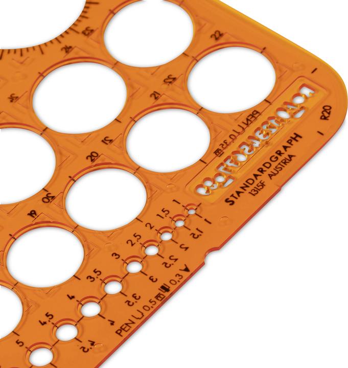 Produktbild Kreis-Schablone (26 cm, Kunststoff)