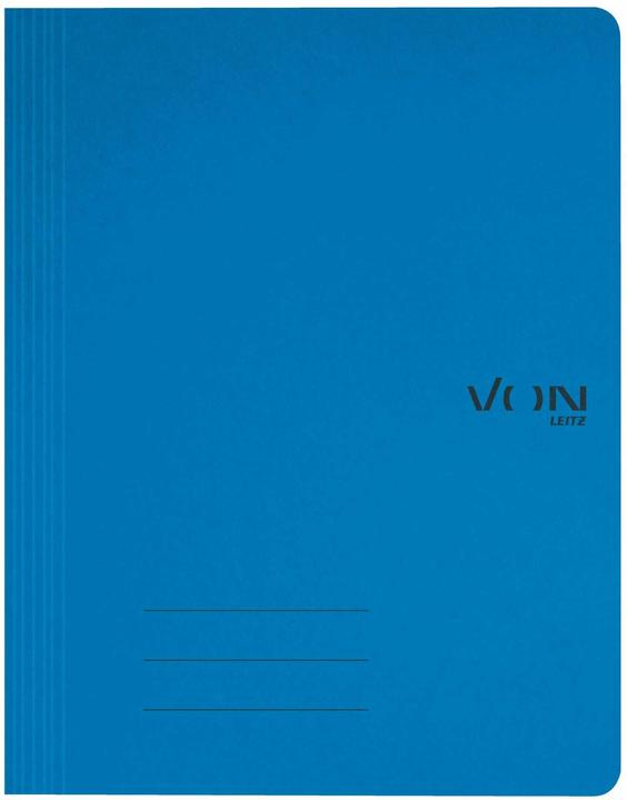 Actual product image von Hallers Fast binder with stapling mechanism, blue, 10 pieces (A4, 10 x)