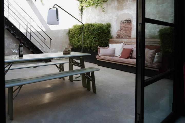 Actual product image Zuiver Outdoor Bench Avenue Desert Sage