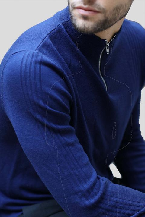 Produktbild Bellemere Pullover Men's Merino Half-Zip Pullover (S)