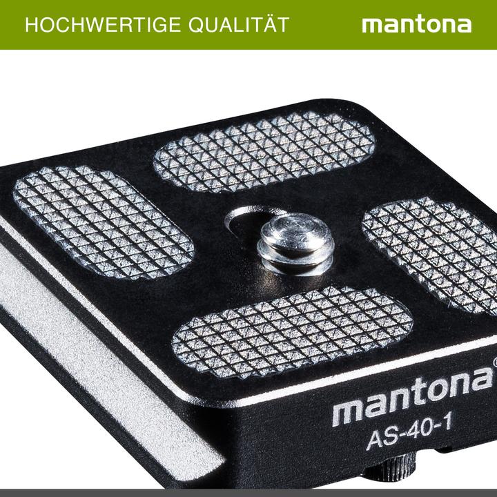 Produktbild mantona AS-40-1 (Stativ Schnellwechselplatte)