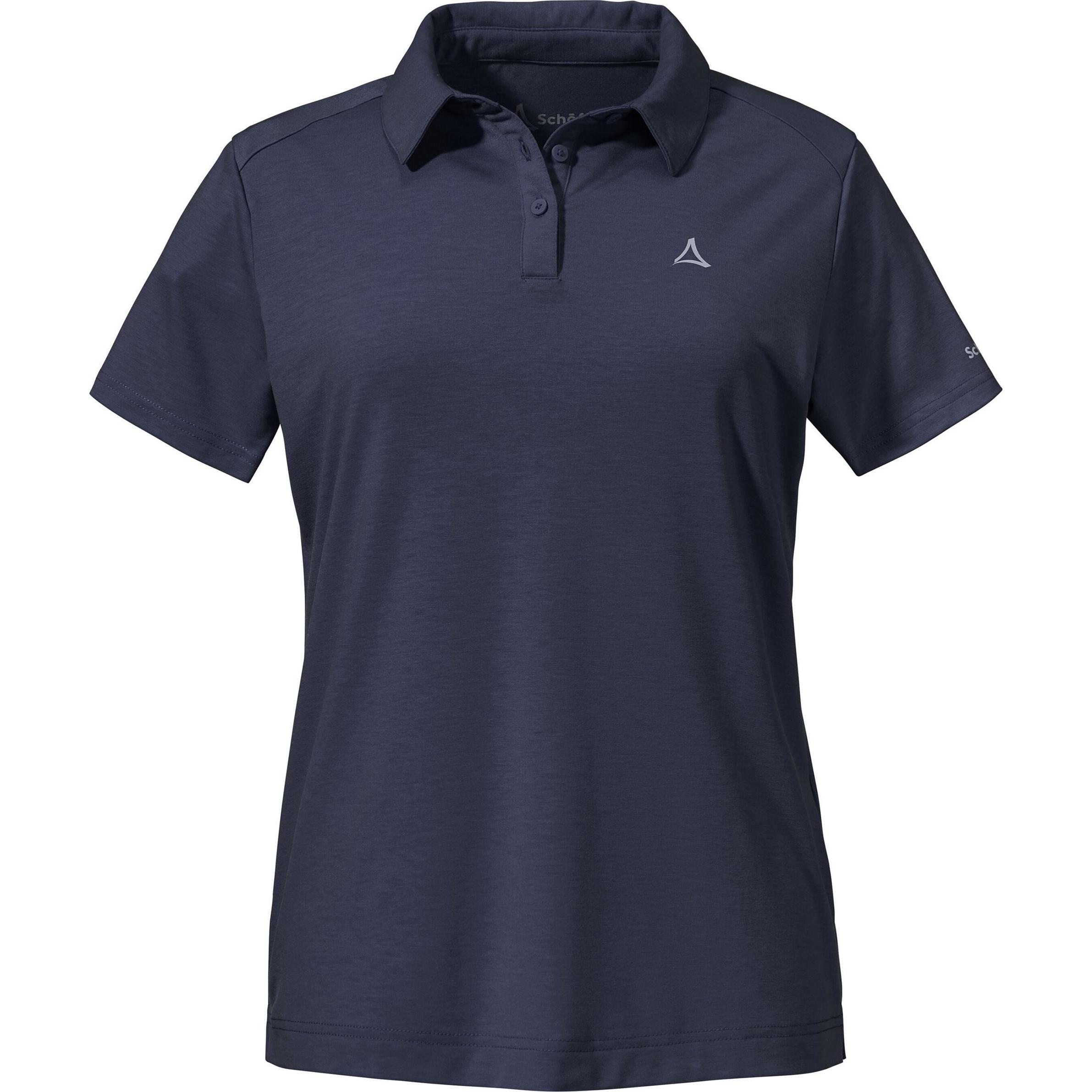 Schöffel, Damen, Funktionsshirt, Women's Polo Shirt Ramseck (48), Blau, 48
